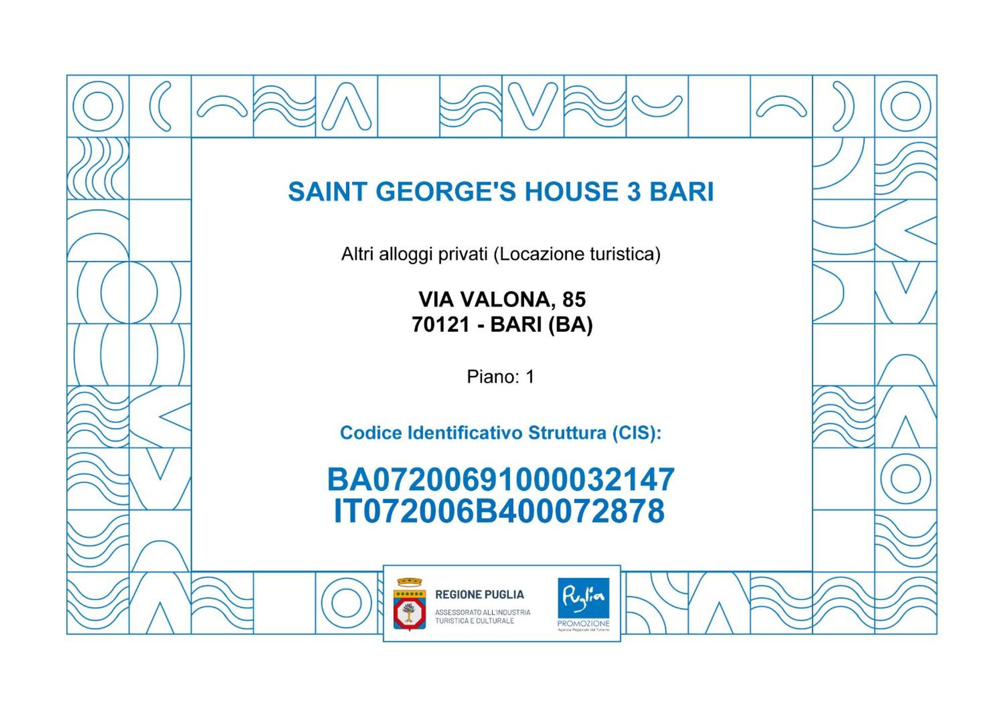 Apartament Saint George's House 3 Bari